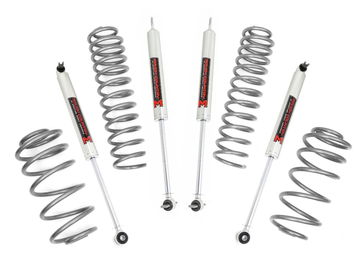 Jeep Wrangler Unlimited Suspension Lift Kit - Rough Country - N3-Series - Metallic Silver - '04-'06